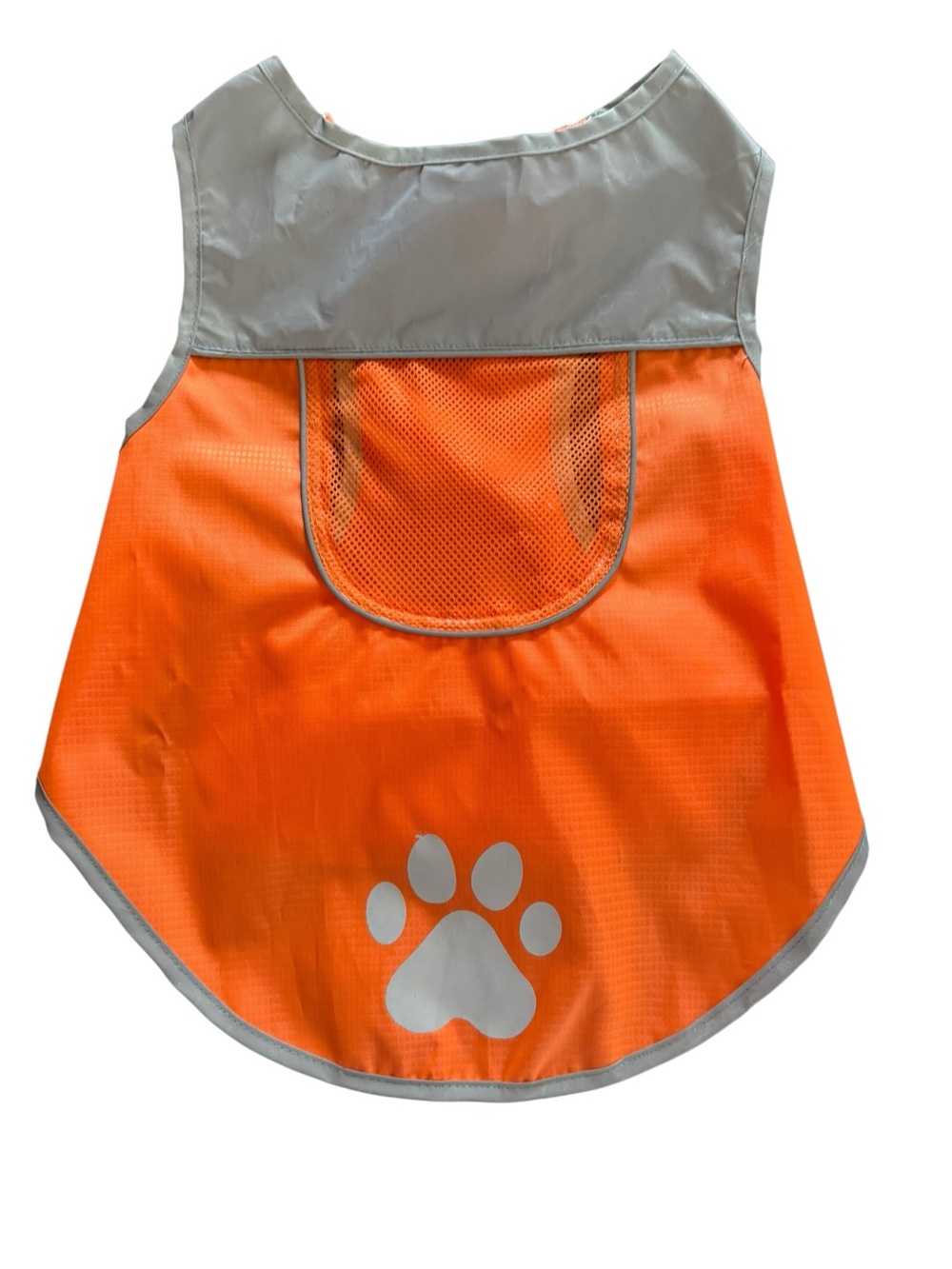 Top Paw Reflective Safety Dog Vest Orange Large Adjustable